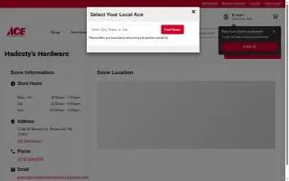Hadesty's Hardware website
