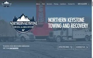 Northern Keystone Towing and Recovery website