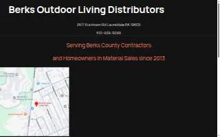 Berks Outdoor Living Dist. website