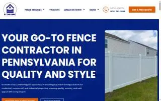 Economic Fence and Railing website