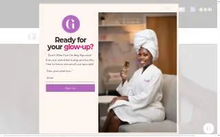 Glow Up Dance Studio website