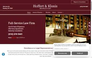 Hoffert & Klonis, P.C. website