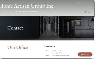 Home Artisan Group website