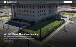Sleekfence website
