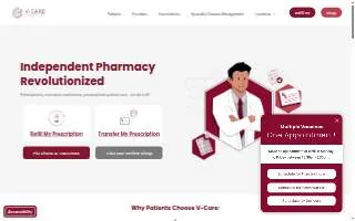 V-Care Pharmacy website