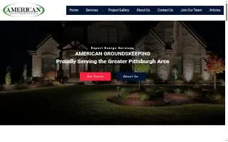 American Groundskeeping website