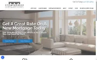 Stonebridge Home Mortgage, LLC website