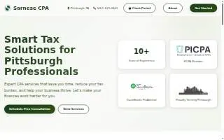Sarnese CPA website