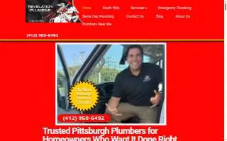 Revelation Plumbing of Shaler Township website