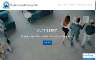 Diversified Asset Planners, Inc website