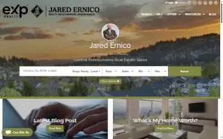 Jared Ernico, Your Best Realtor® – eXp Realty | State College, Centre County, PA website