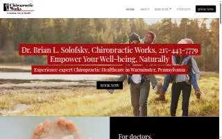 Chiropractic Works: Solofsky Brian L DC website