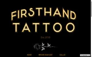 First Hand Tattoo website