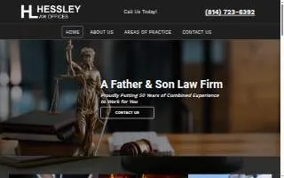 Hessley Law Offices website