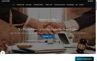 Kinnear Law Office, LLC website