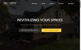 Izzy Martini Painting and Decorating website