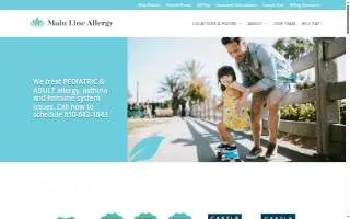 Main Line Allergy, LLP of Wayne website