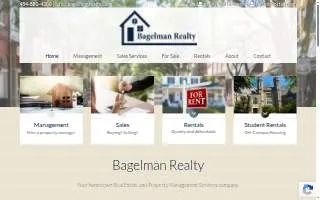 Bagelman Realty website