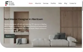 FFF Interiors website
