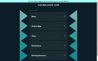 Casa Blanca Restaurant & Grill website
