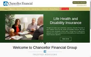 Chancellor Financial Group website