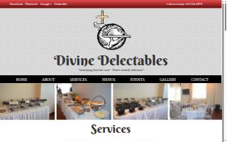 Divine Delectables website