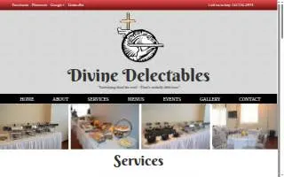 Divine Delectables website
