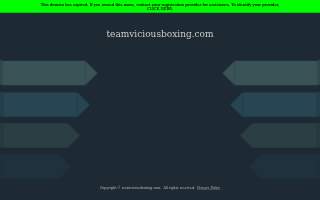 Team Vicious Boxing Club