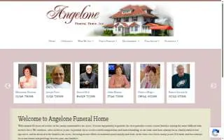 Angelone Funeral Home, Inc website