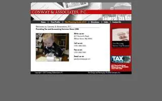 Conway Associates PC website