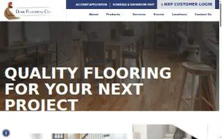 Derr Flooring Co of Willow Grove website
