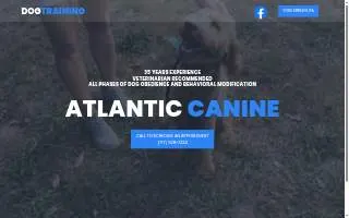 Atlantic Canine Training Center website