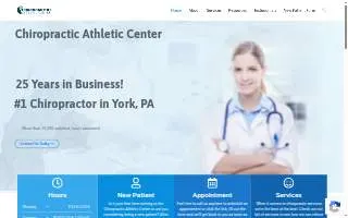 Chiropractic Athletic Center North York website