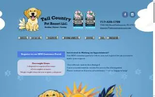 Tail Country Pet Resort website