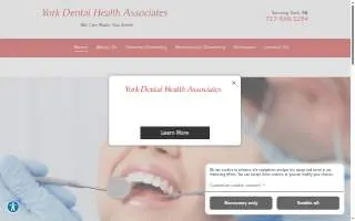 York Dental Health Associates website