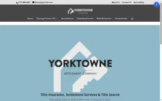 Yorktowne Settlement Co. website