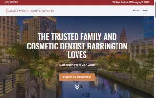 Maple Avenue Family Dentistry of Barrington website