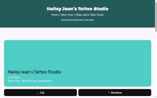 Hailey Jean's Tattoo Studio