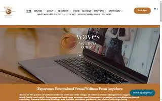 Waves Wellness Center Bristol RI website