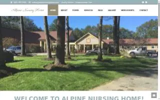 Alpine Nursing Home website