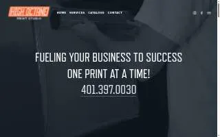 High Octane Print Studio website
