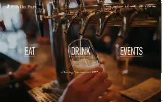 Pub On Park website