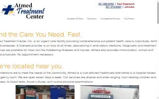 Atmed Urgent Care Treatment Center website