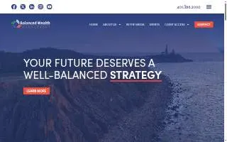Balanced Wealth Management of East Greenwich website