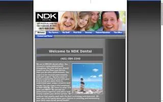 NDK Dental website