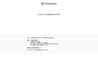 Stop & Shop Pharmacy of East Providence website