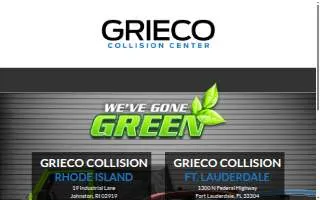 Grieco Collision Center website