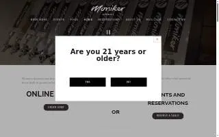 Moniker Brewery website