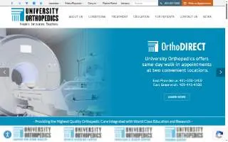 University Orthopedics - Johnston website