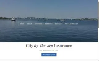 City by The Sea Insurance website